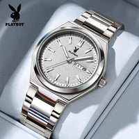 Brand genuine stainless steel men's quartz watch ⌚️