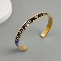 GMT style gold-plated bracelet ⏱️