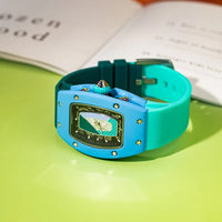 Luxury Candy Watch For Women Elegant Tonneau Original Design Watch 🍭