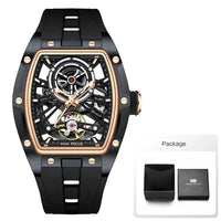 Automatic Mechanical Watch Men Wristwatch Fashion Black Waterproof ⏱️
