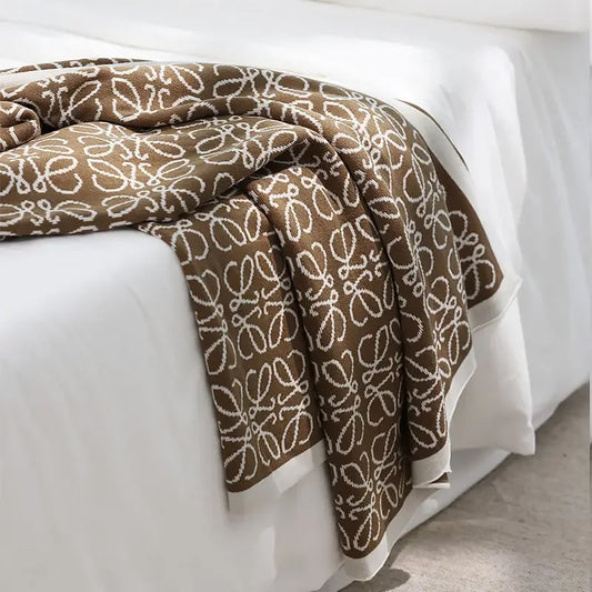 European Knitted Summer Nap Air Conditioning Blanket ✨