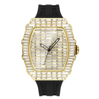 Luxury Brand Men Wristwatch New Creative Full Square Diamond  ⏱️