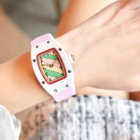 Luxury Candy Watch For Women Elegant Tonneau Original Design Watch 🍭