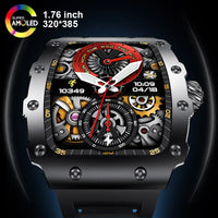 NFC Voice  Smart Watch -- 1.76 inch 3D Dynamic Dial IP67 Waterproof Bluetooth Call  Smartwatch ⌚️