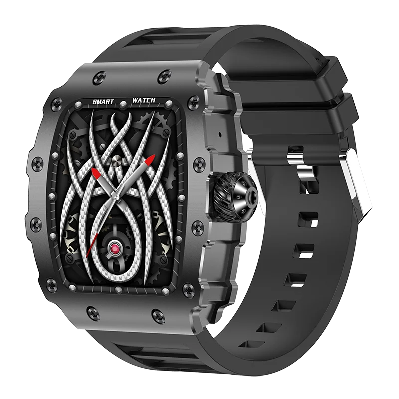 NFC Voice  Smart Watch -- 1.76 inch 3D Dynamic Dial IP67 Waterproof Bluetooth Call  Smartwatch ⌚️