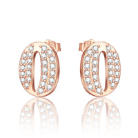 Rose Gold Series 925 Sterling Silver Flamingo Giraffe Star and Moon Flower Earrings ✨