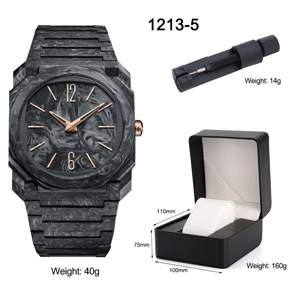 High end luxury trend ultra-thin plastic large dial quartz watch men's ⌚️