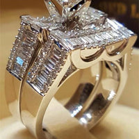 Classic Wedding Engagement Ring for Women Brilliant Cubic Zirconia 💍