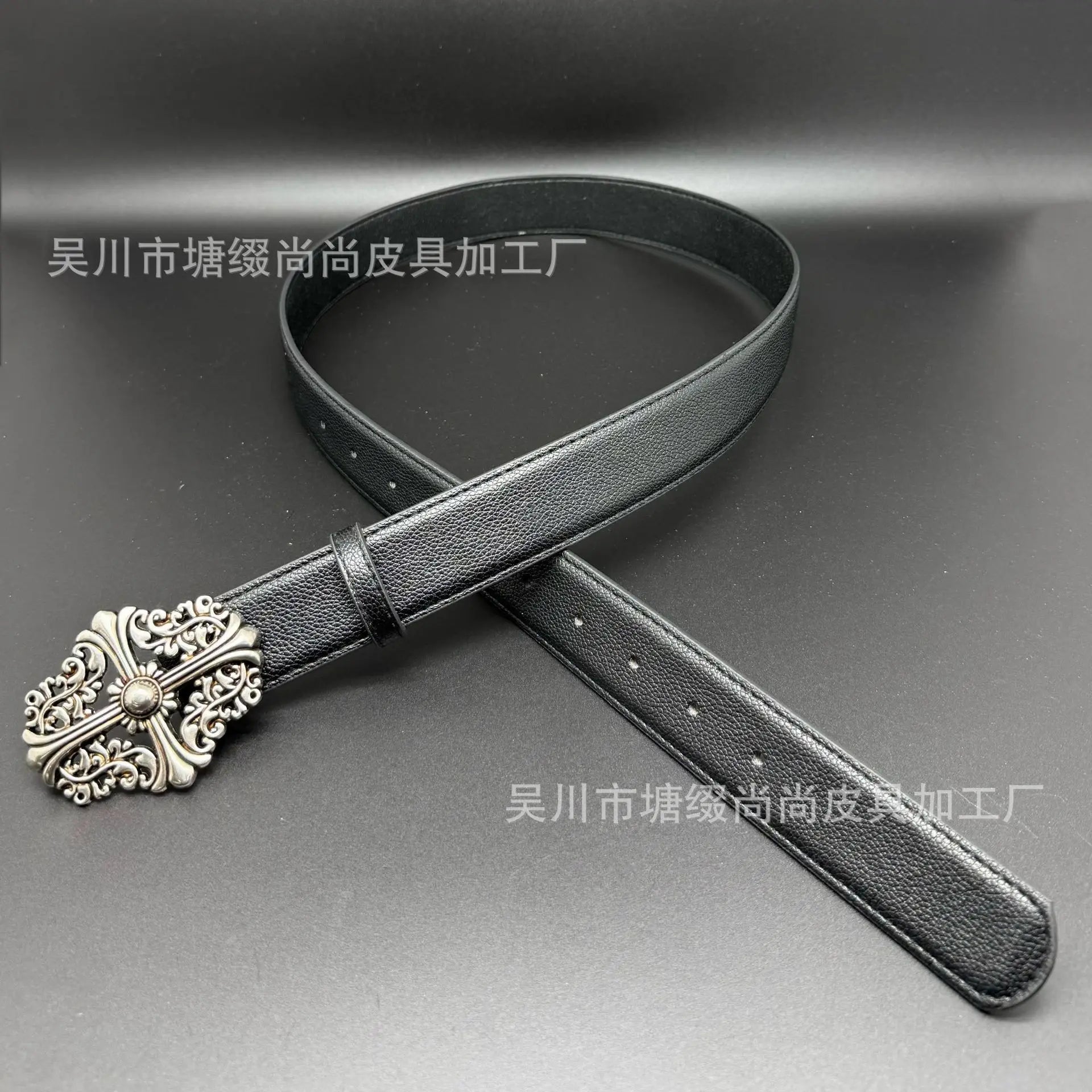 CRH  Women Men Belts Goth Ladies Hip Hop Punk Rivet Skeleton Belt ⚜️