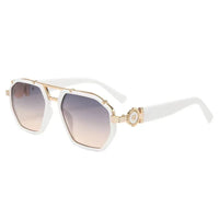 Fashion Metal Decorative Sunglasses 🕶️