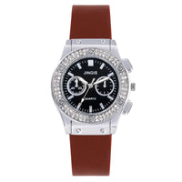 New Silicone Quartz Watch Diamond Watch Neutral Watch Alloy 💎