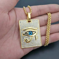 Diamond  Hip Hop Necklace Shiny Cubic Zirconia Wallet Pendant 💎
