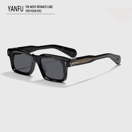 Designer Sunglasses man brand High Quality Tortoise Square Fashion ✨