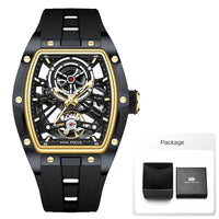 Automatic Mechanical Watch Men Wristwatch Fashion Black Waterproof ⏱️