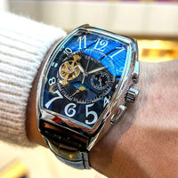 Luxury, Stylish Skeleton Men's Watch, Fully Automatic Mechanical Watch ⌚️