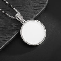 Diamond  Hip Hop Necklace Shiny Cubic Zirconia Wallet Pendant 💎