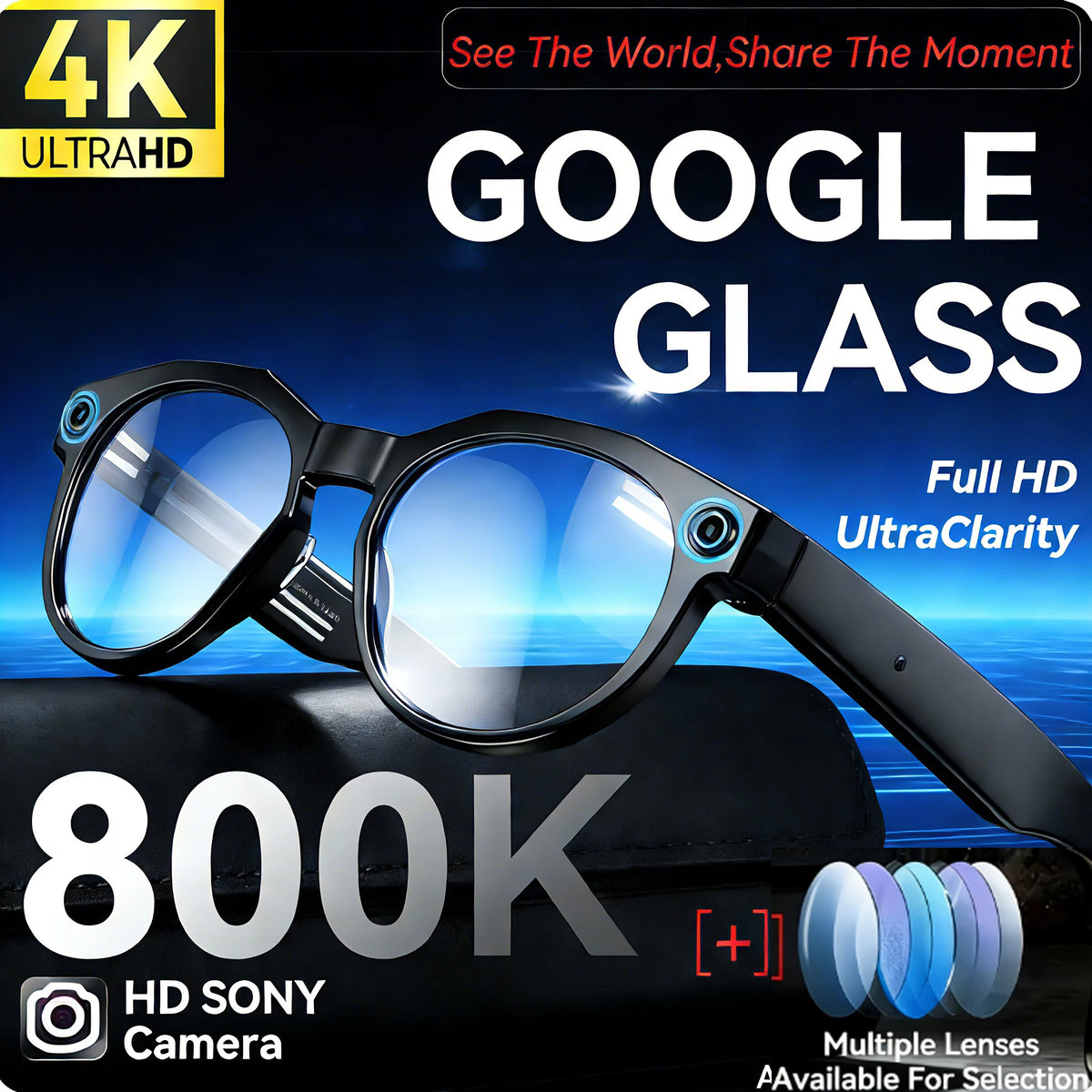 Smart Glasses Men Chat GPT 800MP Camera Bluetooth Call AI Translation Sunglasses 👓