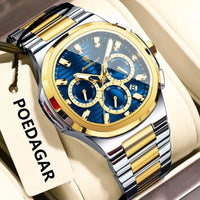 Luxury Men Watch Stainless Steel Quartz Men's Watches⌚️