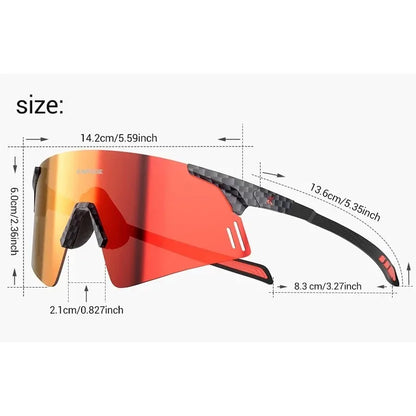 24g Lightweight Running Sunglasses Real Carbon Fiber Glasses Cycling Glasses