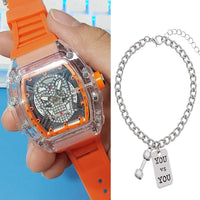 Luxury Quartz Men's Wristwatch Sports Watch for Man Non-Mechanical Trend Automatic ⌚️