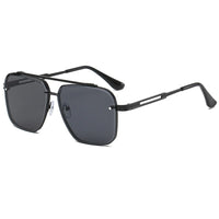 Luxury Metal Square Sunglasses Big Pilot Sunglasses 🕶️