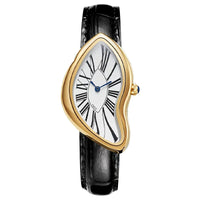 Designer individual genuine leather wristwatch water-resistant casual quartz watch ✨