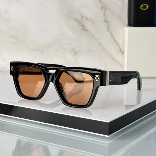 Thick Acetate Square Sunglasses UV400 Handmade Designer Brand Fashion Trendy Eyewear for Men and Women Top Quality