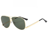 Fashion Oversized Oval Sunglasses Men-Women Vintage Punk Metal Frame Sunglasses 🕶️