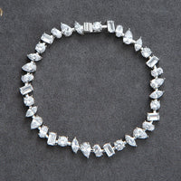 Luxury Square Water Drop Tennis Chain Bracelets Cubic Zirconia CZ Bohemian 💎