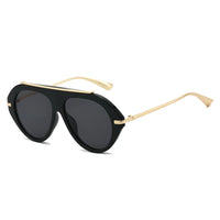 Luxury Oversized Pilot Sunglasses Unisex  Gold Frame Vintage Shades 🕶️