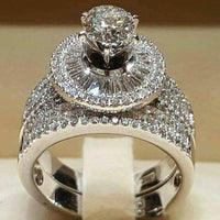  Classic Wedding Engagement Ring for Women Brilliant Cubic Zirconia 💍
