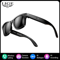 Smart Music Make Receive Call Bluetooth Headset Recording Sunglasses👓