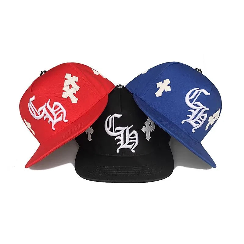 CRH Hip-Hop Hats, Men'S Red Baseball Caps, Casual and Versatile Peaked Hats  ⚜️