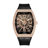 Frank Style watch men's sfull diamond barrel men's watch ⏱️