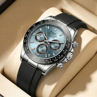 40mm Sport daytona f1 multifunctional, minimalist, high-end niche, luminous calendar, quartz watch