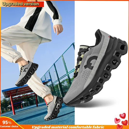 Men'S Hollow Design Sports Shoes – Lightweight &Breathable for Marathon, Jogging &Outdoor Hiking | All-Day Comfort, Anti-Fatigue