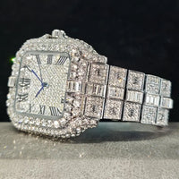 - Diamond Watch for Men Luxury Waterproof Square Quartz 💎