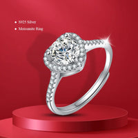 Dainty Sun Flower Moissanite Ring For Women Popular S925 Sterling Silver 💍