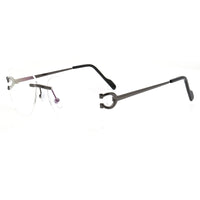 Pilot Metal Glasses Frame Casual Optical Eyeglasses Rimless 👓