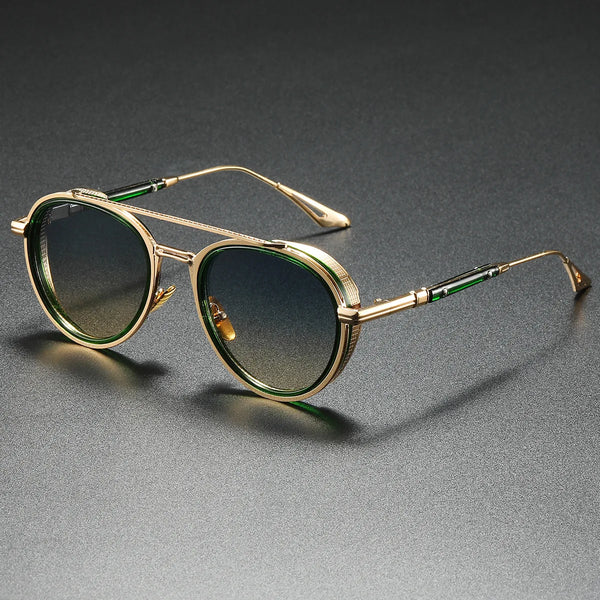 Luxury Brand Designer Round Sunglasses 🕶️