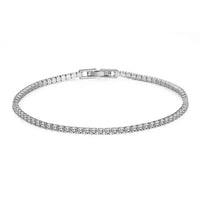 D VVS1 Moissanite Tennis Bracelet Original s925 Sterling Silver Plated 18k White Gold ✨