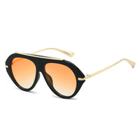 Luxury Oversized Pilot Sunglasses Unisex  Gold Frame Vintage Shades 🕶️