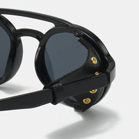 Retro Steampunk Sunglasses Men Women UV400 Round Punk Sunglasses 👓