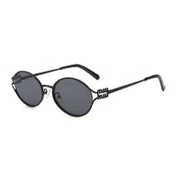 Retro Small Frame Woman Man Metal Cat Eye Glasses Shades UV Protection Sun Glasses✨