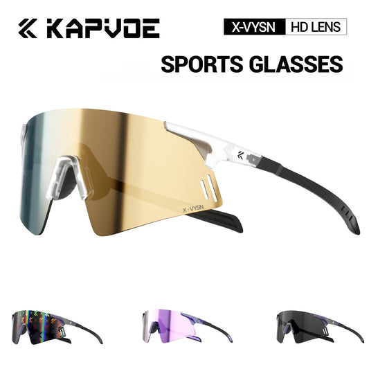 Lightweight Running Sunglasses Frameless Real Carbon Fiber Glasses Cycling Glasses