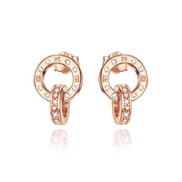 Rose Gold Series 925 Sterling Silver Flamingo Giraffe Star and Moon Flower Earrings ✨
