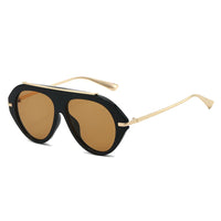 Luxury Oversized Pilot Sunglasses Unisex  Gold Frame Vintage Shades 🕶️