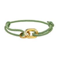 Rope Bracelet for Men Minimalist Gold Link 🔗