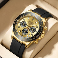 40mm Sport daytona f1 multifunctional, minimalist, high-end niche, luminous calendar, quartz watch