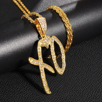 Diamond  Hip Hop Necklace Shiny Cubic Zirconia Wallet Pendant 💎